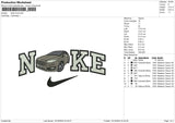 Nike Ford Embroidery File 6 sizes