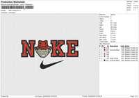 Nike Freddy Embroidery File 6 size