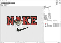 Nike Freddy Embroidery File 6 size