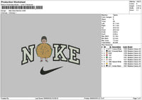 Nike Burger Embroidery File 6 sizes
