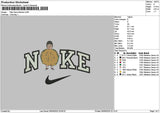 Nike Burger Embroidery File 6 sizes