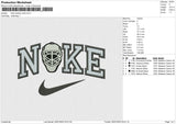 Nike Goalie mask Embroidery File 6 size