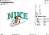 Nike guinea Embroidery File 6 sizes