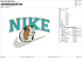 Nike guinea Embroidery File 6 sizes