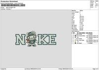 Nike Hk Eagle Embroidery File 6 sizes