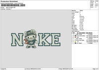 Nike Hk Eagle Embroidery File 6 sizes