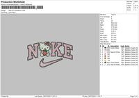 Nike Hk Strawberry 02 Embroidery File 6 sizes