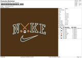 Nike Hockey 2910 Embroidery File 6 sizes