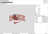 Nike Iron 0104 Embroidery File 6 sizes