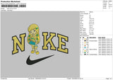 Nike Lemon Embroidery File 6 sizes