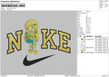 Nike Lemon Embroidery File 6 sizes