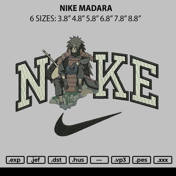 Nike Madara Embroidery File 6 sizes