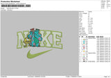 Nike Monster V4 Embroidery File 6 sizes