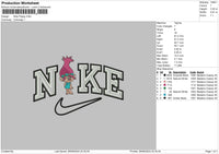 Nike Poppy Embroidery File 6 sizes