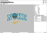 Nike Rangerblue Embroidery File 6 sizes