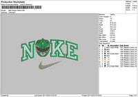 Nike Rangergreen Embroidery File 6 sizes