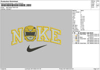 Nike Rangeryellow Embroidery File 6 sizes