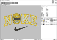 Nike Rangeryellow Embroidery File 6 sizes