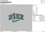 Nike red bull 0208 Embroidery File 6 size