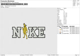 Nike STRIGHT Fortnite Embroidery File 6 sizes