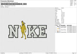 Nike STRIGHT Fortnite Embroidery File 6 sizes
