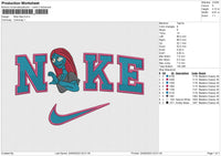 Nike Saly Embroidery File 6 size