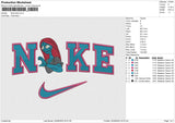 Nike Saly Embroidery File 6 size