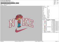 Nike Strawberry V2 Embroidery File 6 sizes