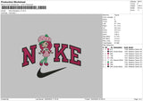 Nike Strawberry V3 Embroidery File 6 sizes