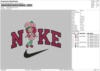 Nike Strawberry V3 Embroidery File 6 sizes