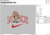 Nike Strawberry V4 Embroidery File 6 sizes