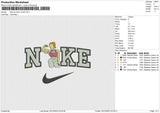 Nike Summer smith Embroidery File 6 size