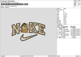 Nike Pumbaa Embroidery File 6 sizes