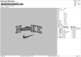 Nike Toyota Supra Embroidery File 6 sizes