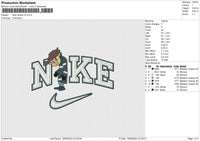 Nike Wybie v4 Embroidery File 6 size