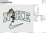 Nike Wybie v4 Embroidery File 6 size