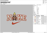 Nike Anger Embroidery File 6 size