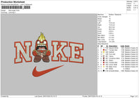 Nike Anger Embroidery File 6 size