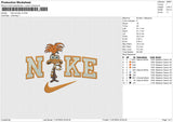 Nike anxiety v3 Embroidery File 6 size