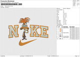 Nike anxiety v3 Embroidery File 6 size