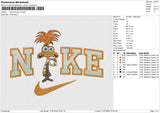 Nike anxiety v3 Embroidery File 6 size