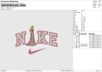 Nike Aurora Embroidery File 6 size