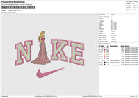 Nike Aurora Embroidery File 6 size