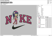 Nike Cherry Embroidery File 6 Sizes