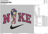 Nike Cherry Embroidery File 6 Sizes