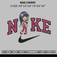 Nike Cherry Embroidery File 6 Sizes