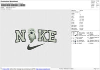 Nike dog v27 Embroidery