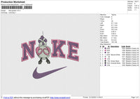 Nike Gwen Embroidery File 6 size