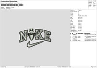 Nike Jack V3 Embroidery File 6 sizes