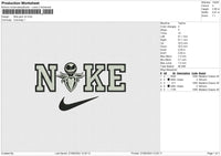 Nike jack v4 Embroidery File 6 size
